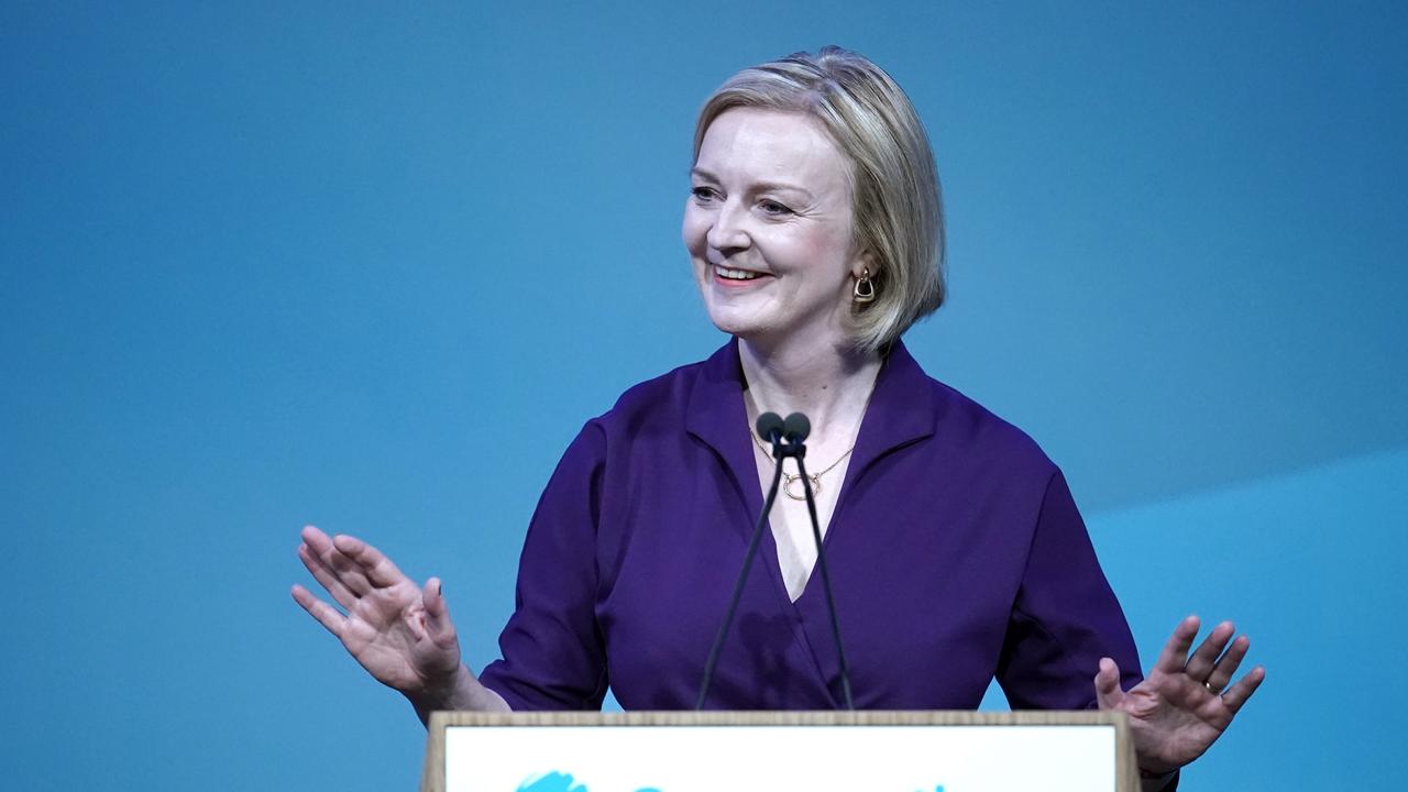 Liz Truss is announced as the next Prime Minister. (Photo by Christopher Furlong/Getty Images)