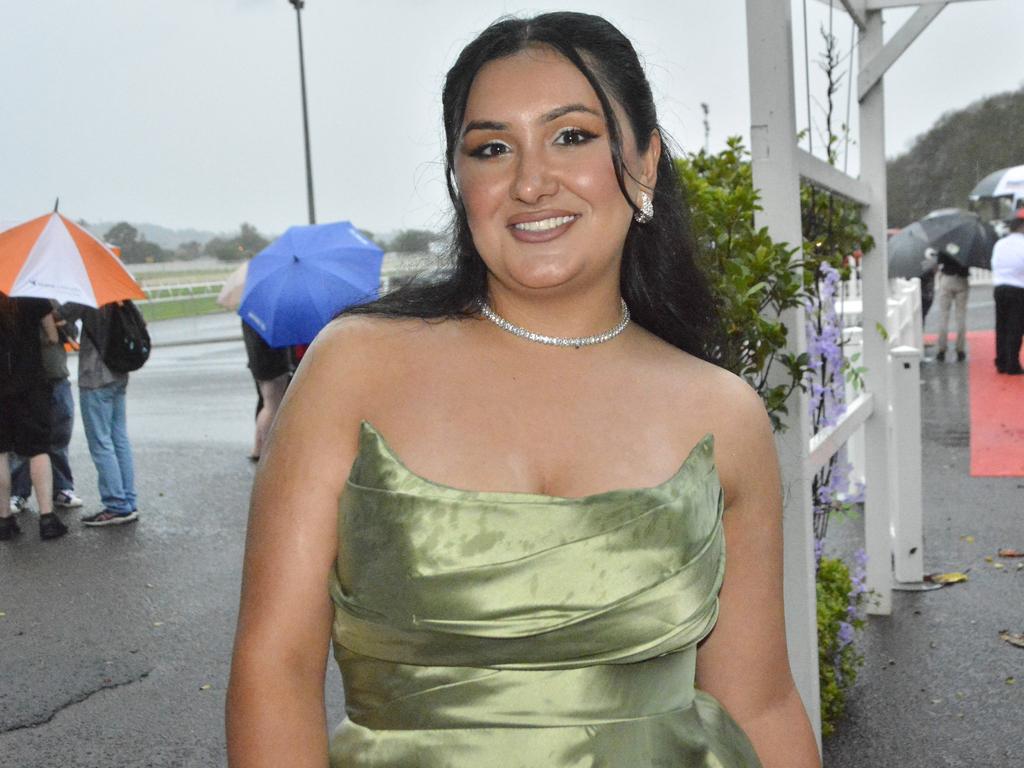 Joleet Bashar at Wilsonton State High School formal at Clifford Park Racecourse, Wednesday, November 13, 2024. Picture: Tom Gillespie