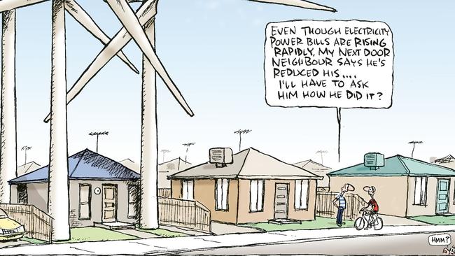 Mark Knight’s view on electricity.