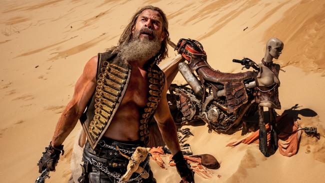 Chris Hemsworth in Furiosa: A Mad Max Saga. Picture: Jasin Boland/Warner Bros