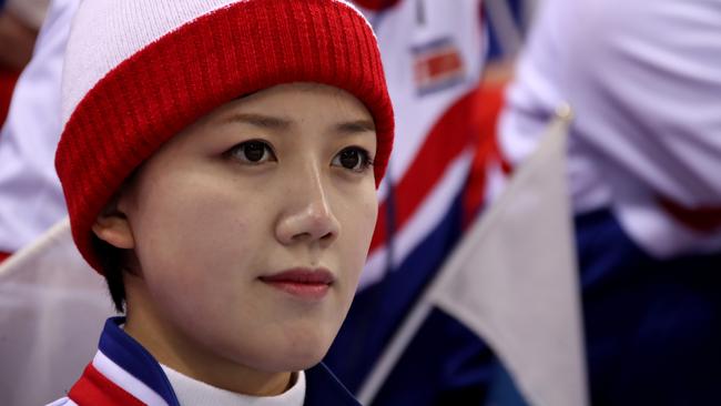 A North Korean cheerleader at the PyeongChang Winter Olympics. A former cheerleader has spoken about what it’s like in the elite squad. Picture: Bruce Bennett/Getty Images
                        <a capiid="0ace82a9f47da30a57590684af0efcf2" class="capi-video">Kim Jong Un's sister in the spotlight at Pyeongchang</a>