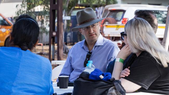 Pro-voice Liberal MP Julian Leeser at the festival. Picture: Getty Images