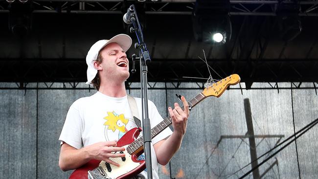 “La la la lala”. Mac DeMarco at 2015 St Jerome's Laneway Festival - Melbourne. Picture: Mark Stewart