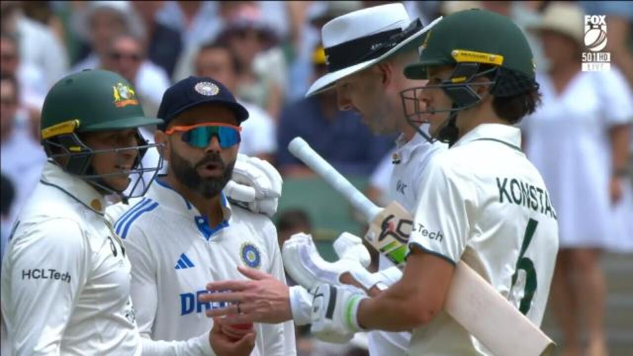 Kohli CRACKS IT after Konstas magic