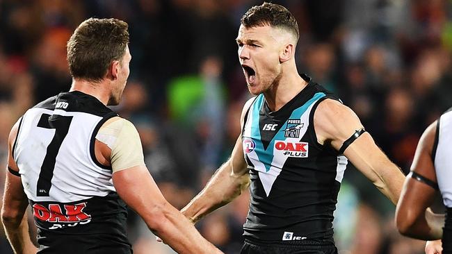 Robbie Gray was named best afield after a brilliant third quarter sparked the Power into action. Picture: Getty