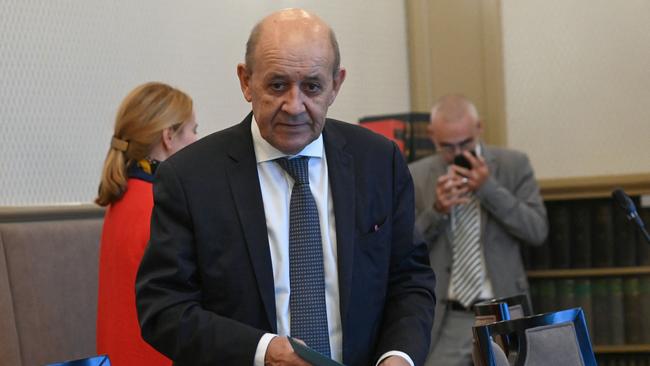 French Foreign Minister Jean-Yves Le Drian earlier this year. Photo: AFP