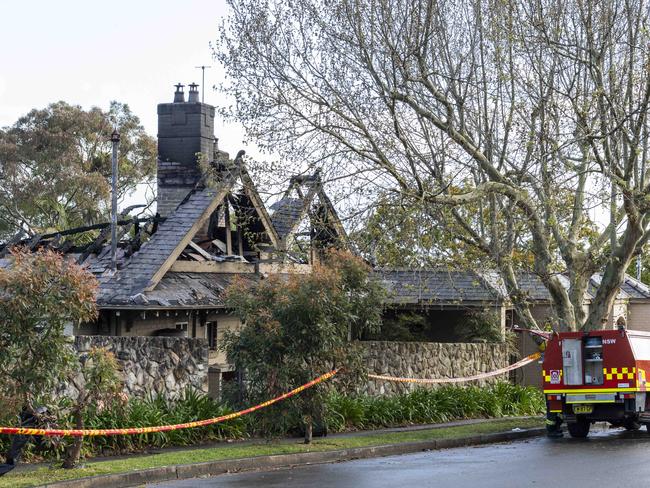 SYDNEY, AUSTRALIA, NCA NewsWire, Sunday, 4 September 2022A $24 million Sydney heritage home has been destroyed after it went up in flames overnight, just a year after it was purchased.Picture: NewsWire / Monique Harmer