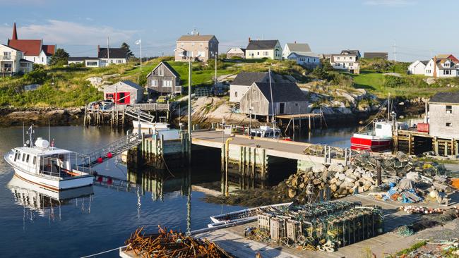 Peggy's Cove village, Harbour scene, fishing industry, Nova Scotia, Canada, Maritime provinces.