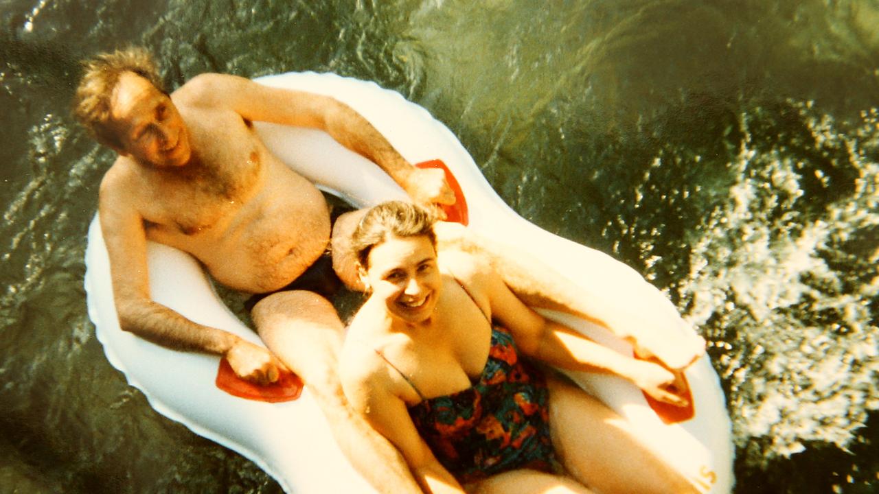 a photo of Bob and Sue on holiday in Bali in the late 90's