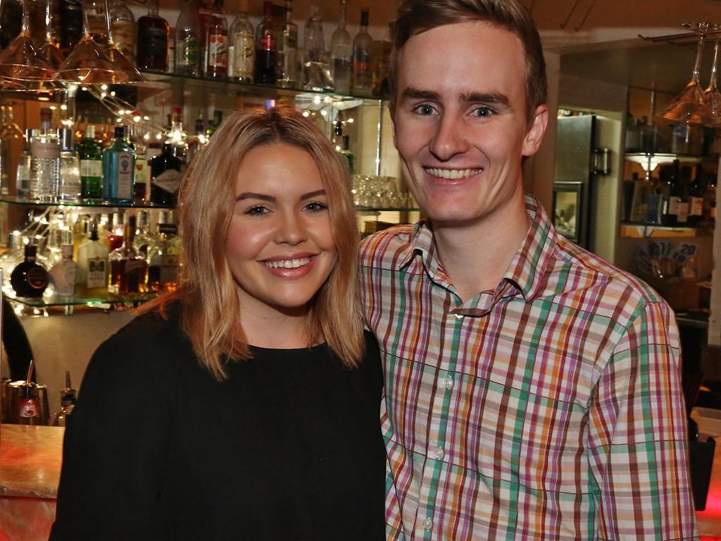 Tayla Black and Matthew Cox pictured on a night out at the Ginger Mule. Photo Liam Fahey / Morning Bulletin