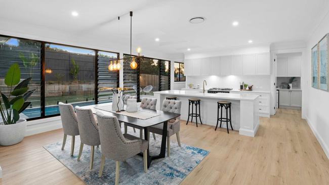 Inside Lachie and Jules Neale's new home in Seven Hills, Brisbane.