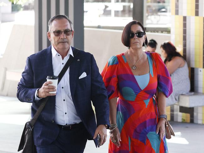 Lloyd and Sue Clarke arriving at the inquest. Picture: Liam Kidston.