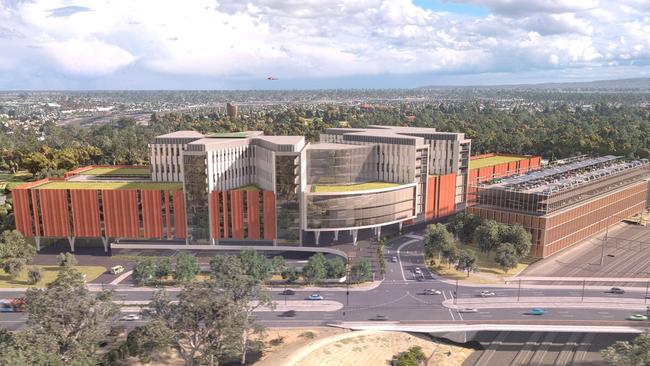 An artist’s impression of the Women's and Children's Hospital.