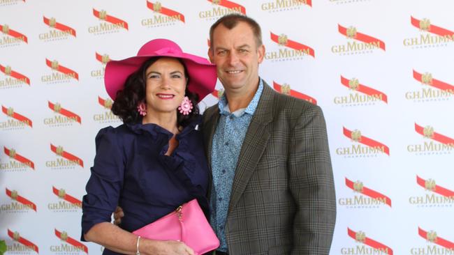 POP UP POLO BUNDABERG 2021: Kate and Chris Roelofs ready for a wonderful day at the polo.