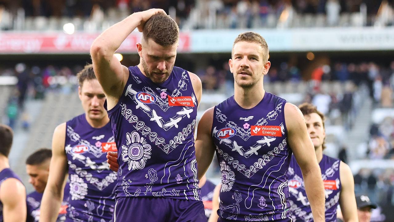 The Dockers failed to repeat their 2022 heroics. Picture: James Worsfold/AFL Photos/via Getty Images