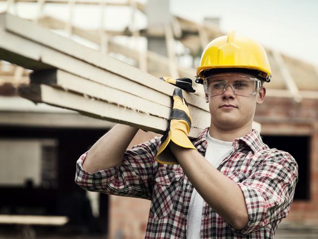 Developing Queensland - Construction Worker.