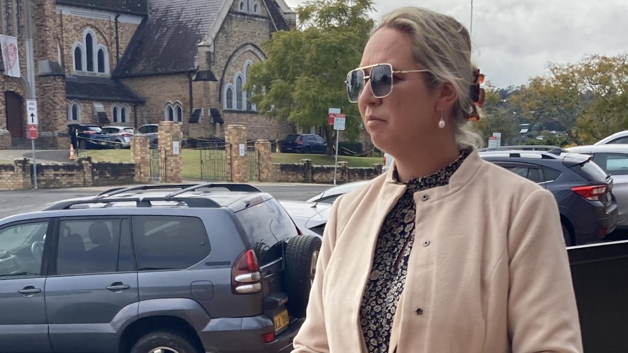 Lauren Grainger outside Lismore District Court.