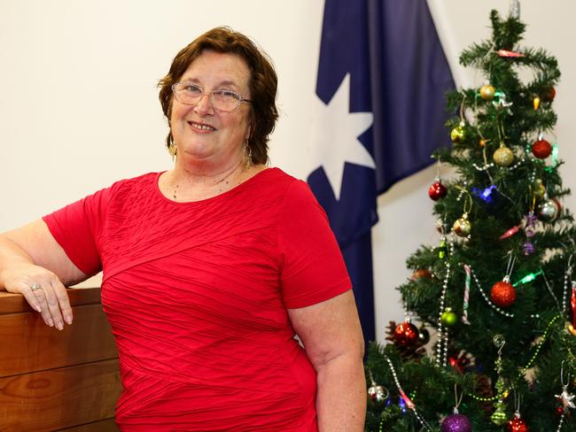 Carmel Morris will be ringing the elderly and lonely on Christmas Day as part of the Red Cross Telecross service. Picture Gaye Gerard