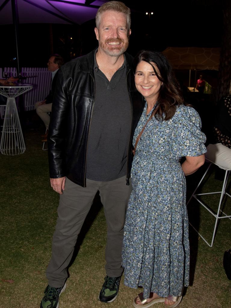 Cr William Owen-Jones and Mandy Owen-Jones attend the launch of GAIA at HOTA. Picture: Andrew Meadowcroft.