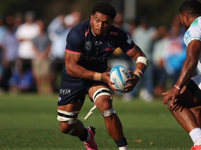 Vaiolini Ekuasi in action for the Rebels. (Photo by Daniel Pockett/Getty Images)