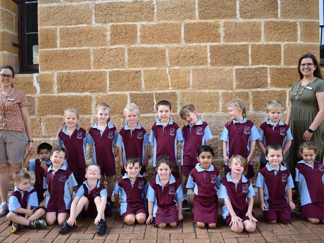 Warwick Central State School Prep A ClassBack row: L-R: Kaylee, Zaiden, Lukas, Leo, Ryan, Scarlett, Kolton. Front row: L-R: Conor, Benjamin, Leticia, Ethan, Dustin, Tarlia, Shazmin, Edryck, Anthony, Daisy with teacher Tania Clark (Photo: Michael Hudson/ Warwick Daily News)