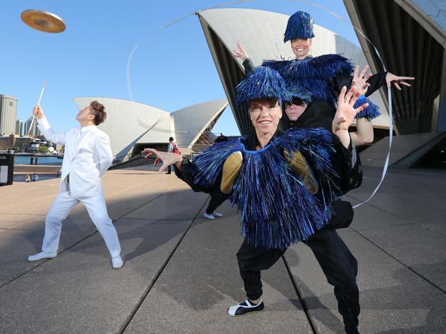 Physical theatre troupe Legs On The Wall has just returned to Sydney from Korea where they premiered their new work, Tale of Samulnori, a reimagining of a Korean fable, with AsiaNow. Opera House. Photo: Bob Barker.