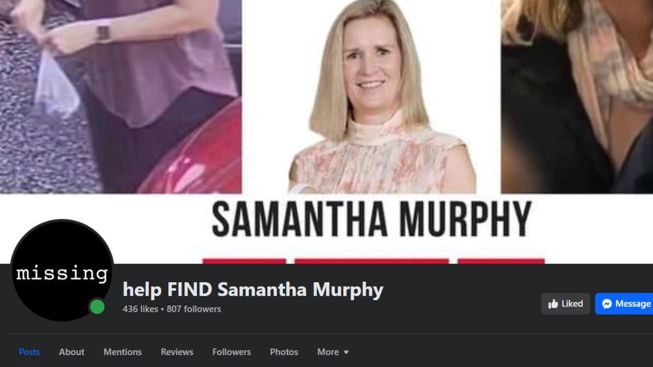 The rival page Help FIND Samantha Murphy.