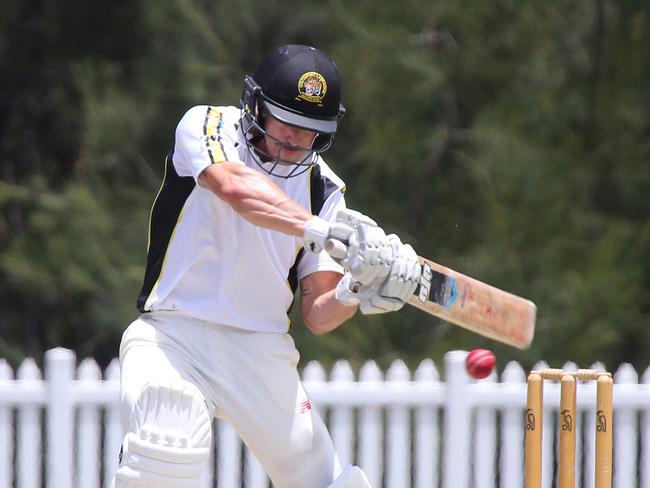 Southport Labrador’s batsman Nic Peterson. Picture: Mike Batterham