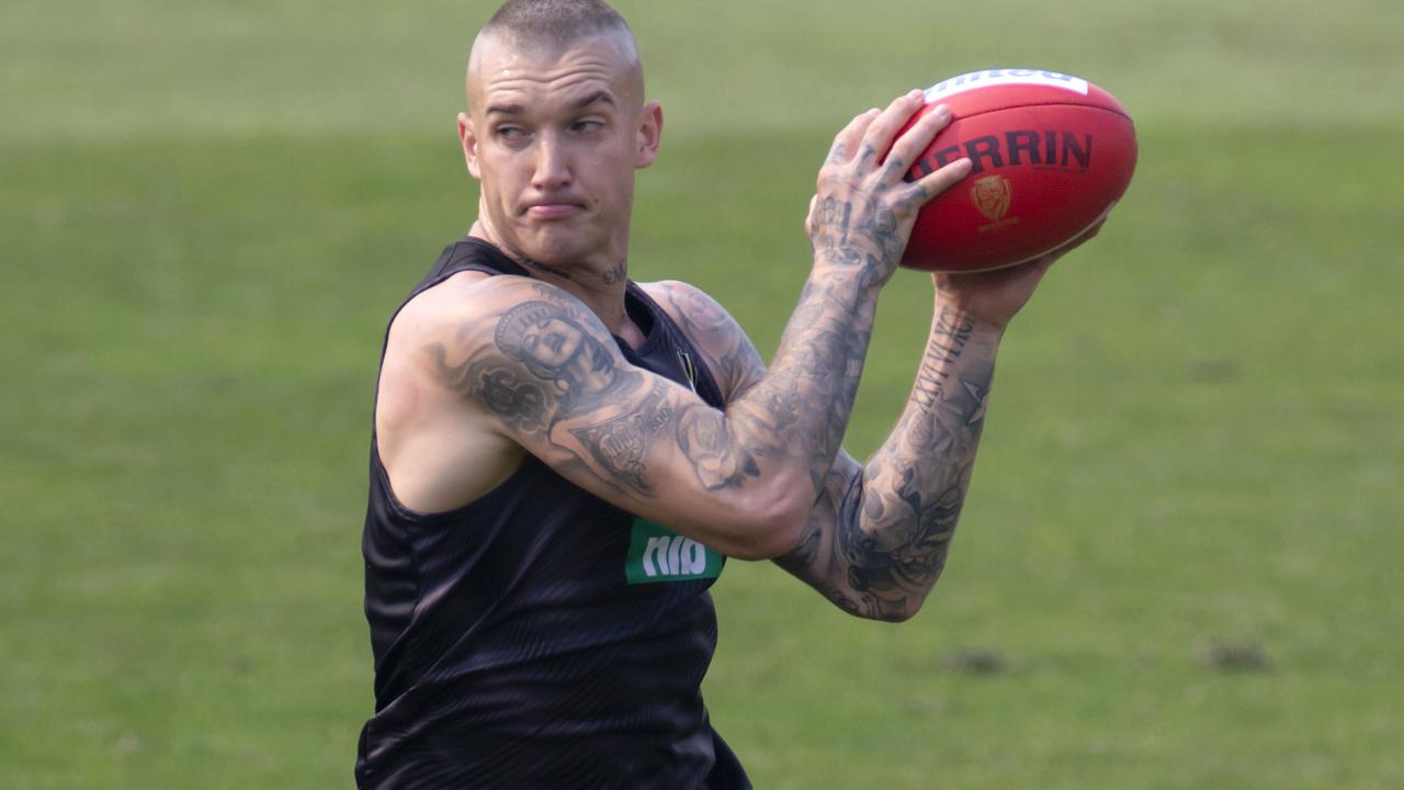 Dustin Martin is fun to watch, and fun to own in SuperCoach. Picture: Sarah Matray