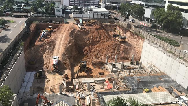 The Darwin's State Square Underground Car Park was initially tendered for $19 million