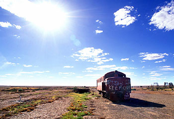 Forgotten ... the last train came through Marree in 1970