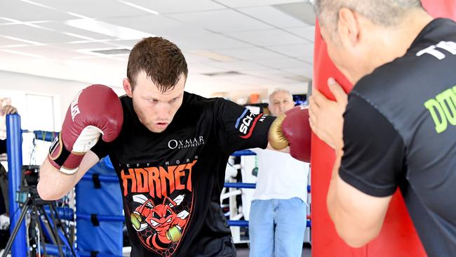 Jeff Horn wants to knock the confidence out of Michael Zerafa. Picture: AAP. Picture: Getty Images