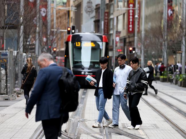 SYDNEY, AUSTRALIA - NewsWire Photos AUGUST 29, 2022: People in the Sydney CBD. The Australian jobs that have seen the highest pay jumps in the past 12 months have been revealed.Picture: NCA NewsWire / Damian Shaw