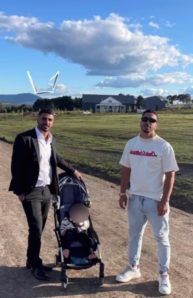 The Block winner Omar (left) is the brother of high-profile rugby player Zakir (right), who was recently booted off a Qantas flight from Bali after clashing with the flight attendants. He shared a photo of the pair together, with a crown over Omar’s head.