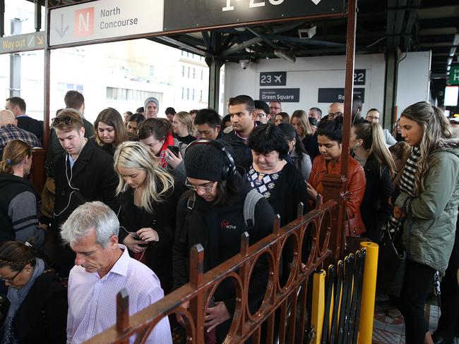 Commuters at Central csught up in this morning’s chaos.