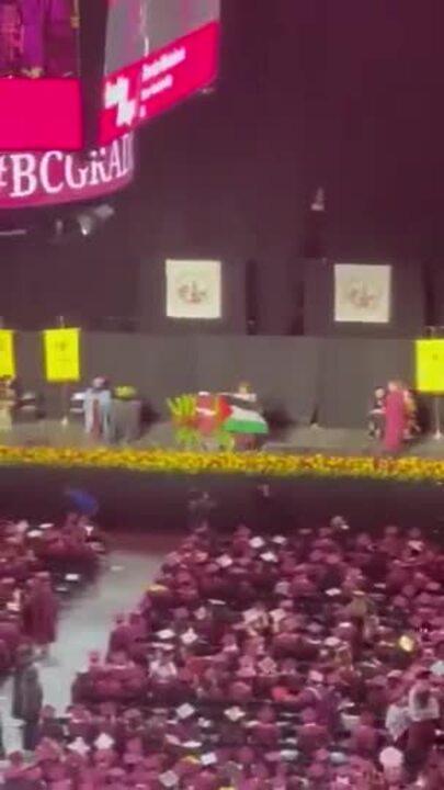 CUNY Students Hold Pro-Palestine Protests During Brooklyn College Graduation