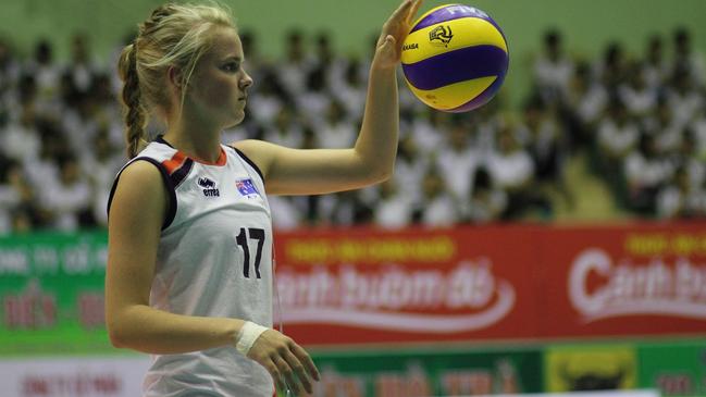 Shae Sloane never had any issues with her knees when playing volleyball.