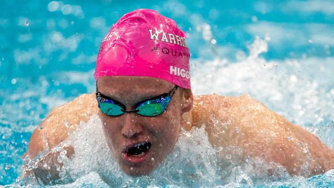 400m individual medley national champion Sam Higgs plans to go for gold for Warringah Aquatic SC.