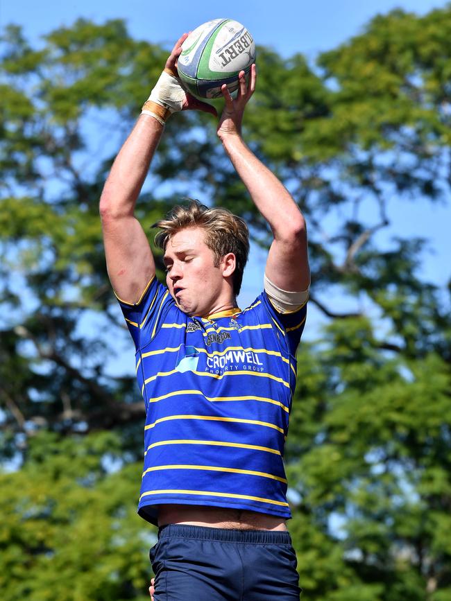 East player Charlie Scott Club rugby colts 1 Easts v Wests. Saturday May 8, 2021. Picture, John Gass