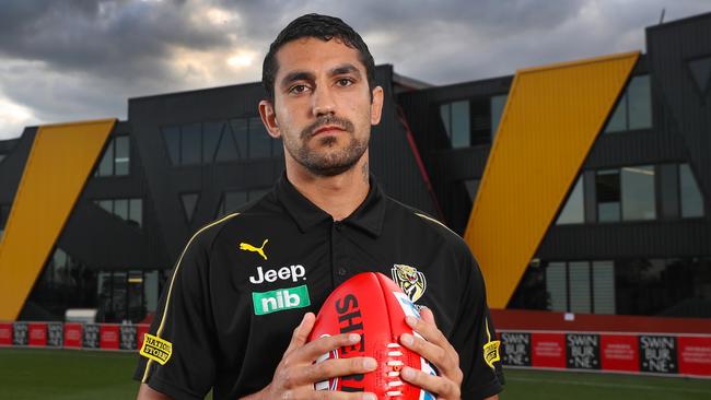 Marlion Pickett has embraced life at Punt Road since being drafted mid-season by Richmond.