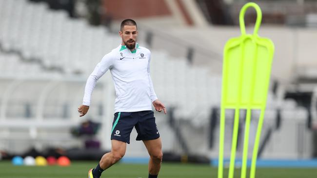 Socceroos defender Milos Degenek is wanted by a couple of A-League clubs. Picture: Robert Cianflone/Getty Images