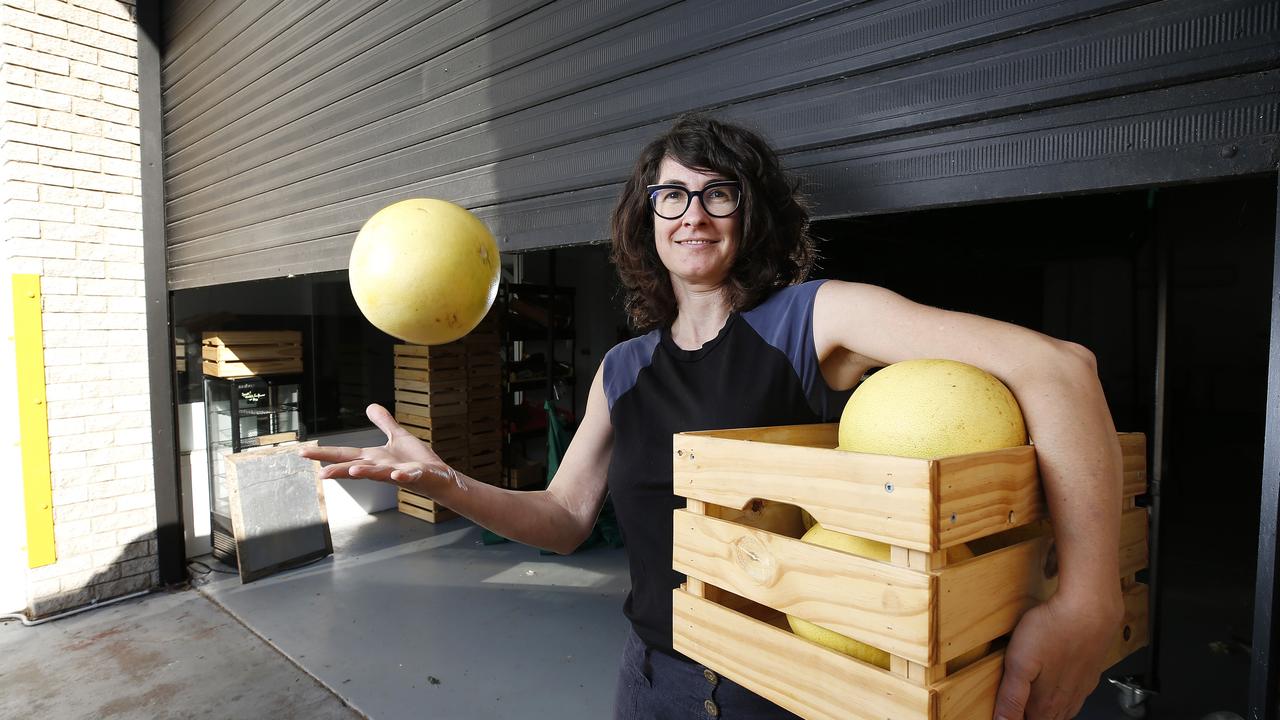 Owner Angela Hirst at the Vulture St, West End Wandering Cooks. Picture: Josh Woning