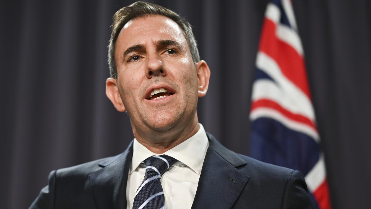 Federal Treasurer Jim Chalmers says there is ‘an obvious case’ for all levels of government to work together to combat supermarkets land banking. Picture: NewsWire / Martin Ollman