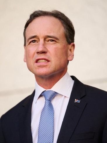 Health Minister Greg Hunt announced ATAGI had given the green light for 16 and 17-year-olds to receive booster shots. Picture: Rohan Thomson/Getty Images