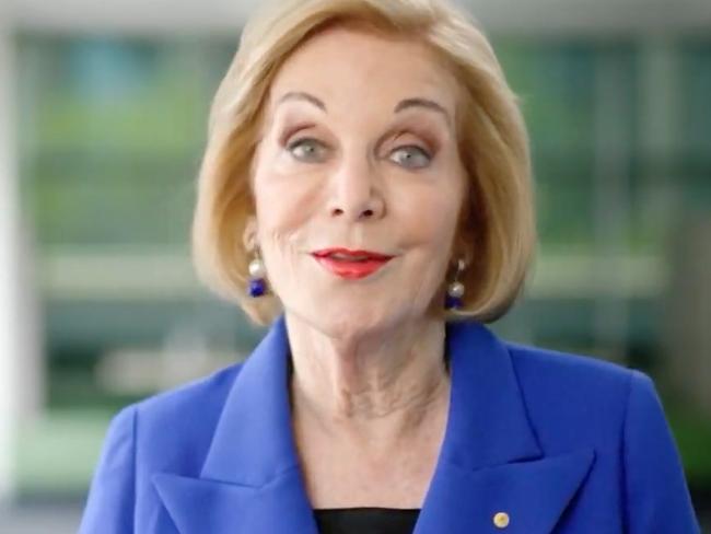 ABC chair Ita Buttrose at the public broadcaster's 2022 Upfronts event.