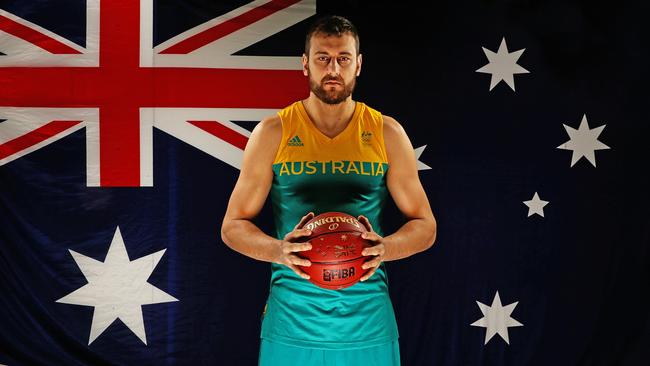 Veteran Boomer Andrew Bogut is returning home to Australia. Picture: Tim Carrafa