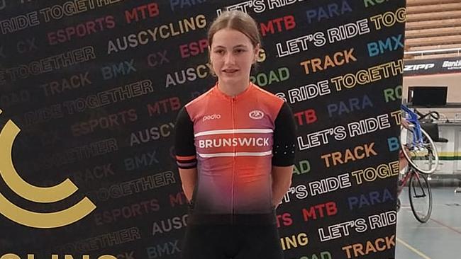 Nicola Morris was unbeaten at the state titles, which helped her to be selected for the nationals. Picture: Brunswick Cycling Club.