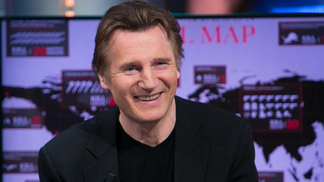 Hollywood star Liam Neeson is in hotel quarantine in Sydney. Picture: Pablo Cuadra/Getty Images