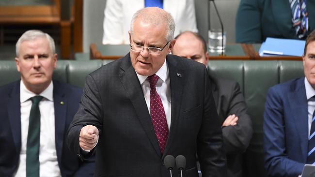 “There are blokes who are victims, there are women who are victims, and most tragically there are children who are victims,” said the PM. Picture: AAP