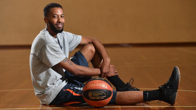 Sturt basketball import Nate Garth has had an interrupted start to the season. Picture: AAP/Keryn Stevens.